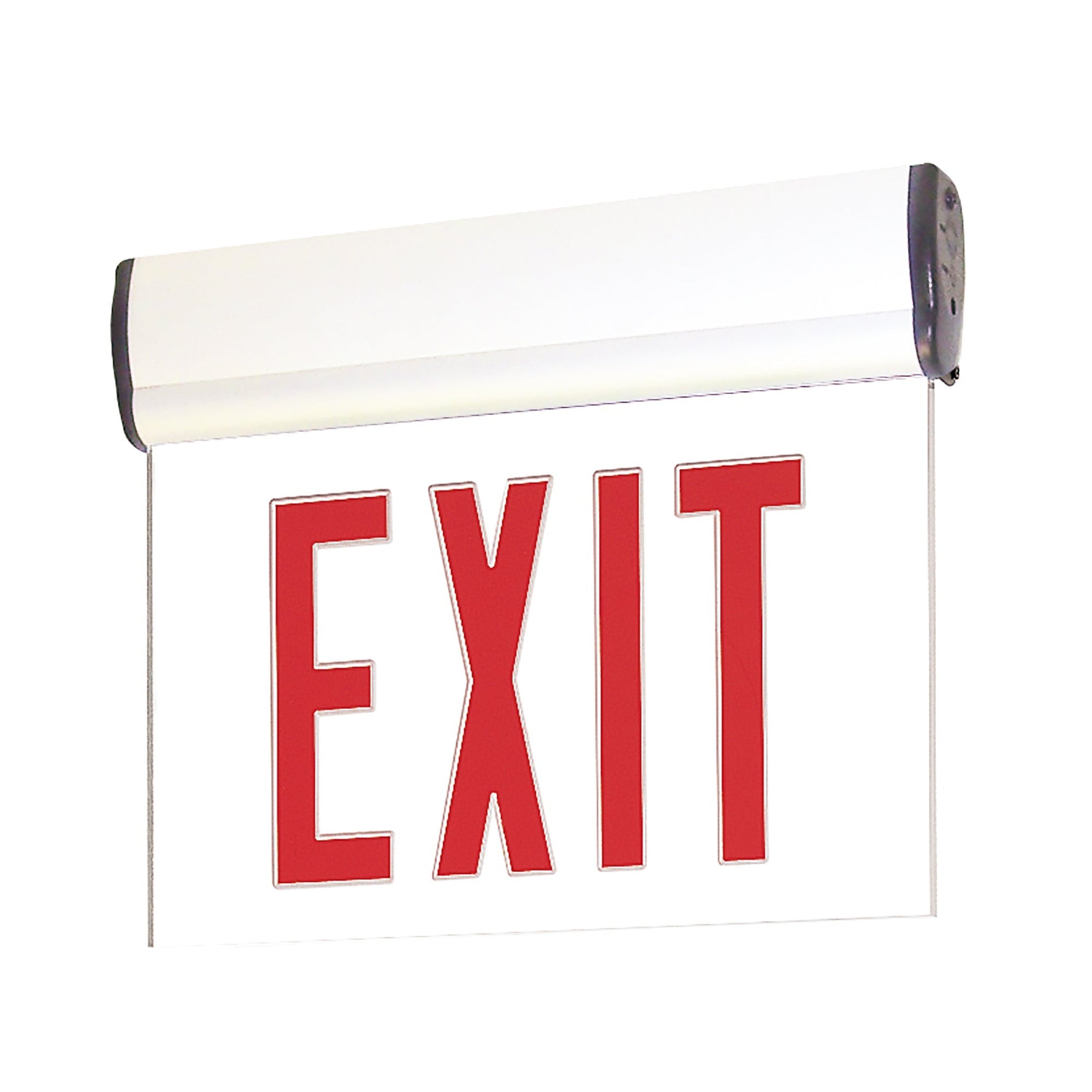 Nora NX-810-LEDRCW LED Exit Sign Adjustable AC 1F Red/Clear White
