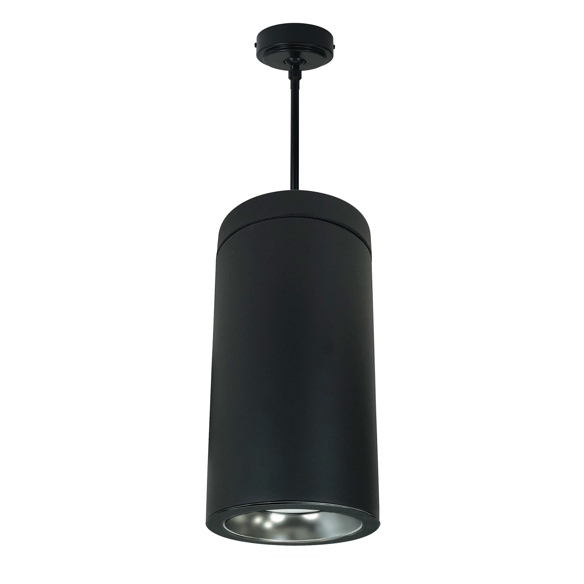 Nora Lighting NYLD2-6P10130BBB - Cylinder - 6 Inch Cobalt Pendant Mount Cylinder, Black, 1000L, 3000K, Black /Black Reflector, 120V Triac/ELV Dimming