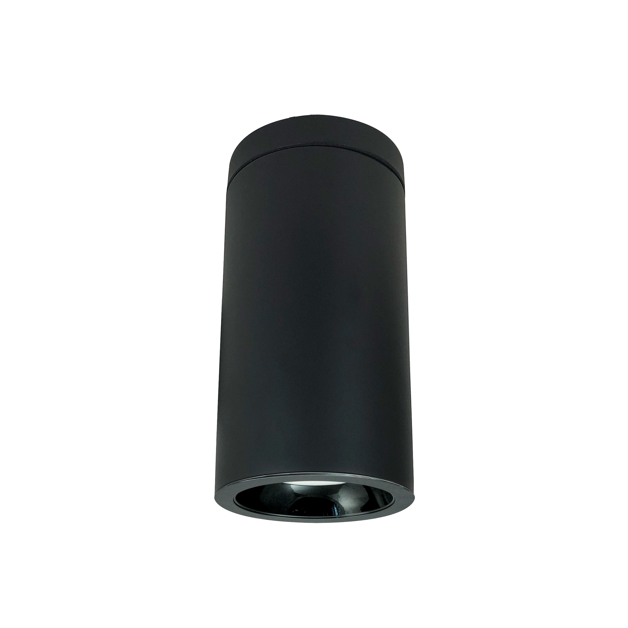 Nora Lighting NYLD2-6S10140BBB - Cylinder - 6 Inch Cobalt Surface Mount Cylinder, Black, 1000L, 4000K, Black Reflector, 120V Triac/ELV Dimming