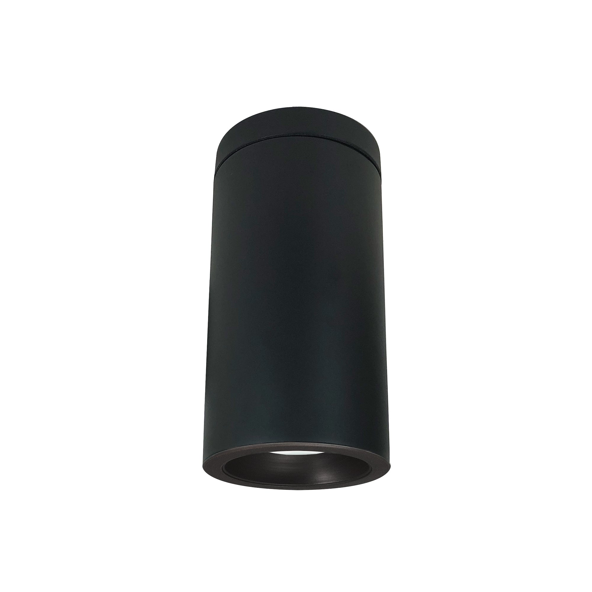 Nora Lighting NYLD2-6S075135BZB4 - Cylinder - 6 Inch Cobalt Surface Mount Cylinder, Black, 750L, 3500K, Bronze Reflector, 120V Triac/ELV/0-10V & 277V 0-10V Dimming