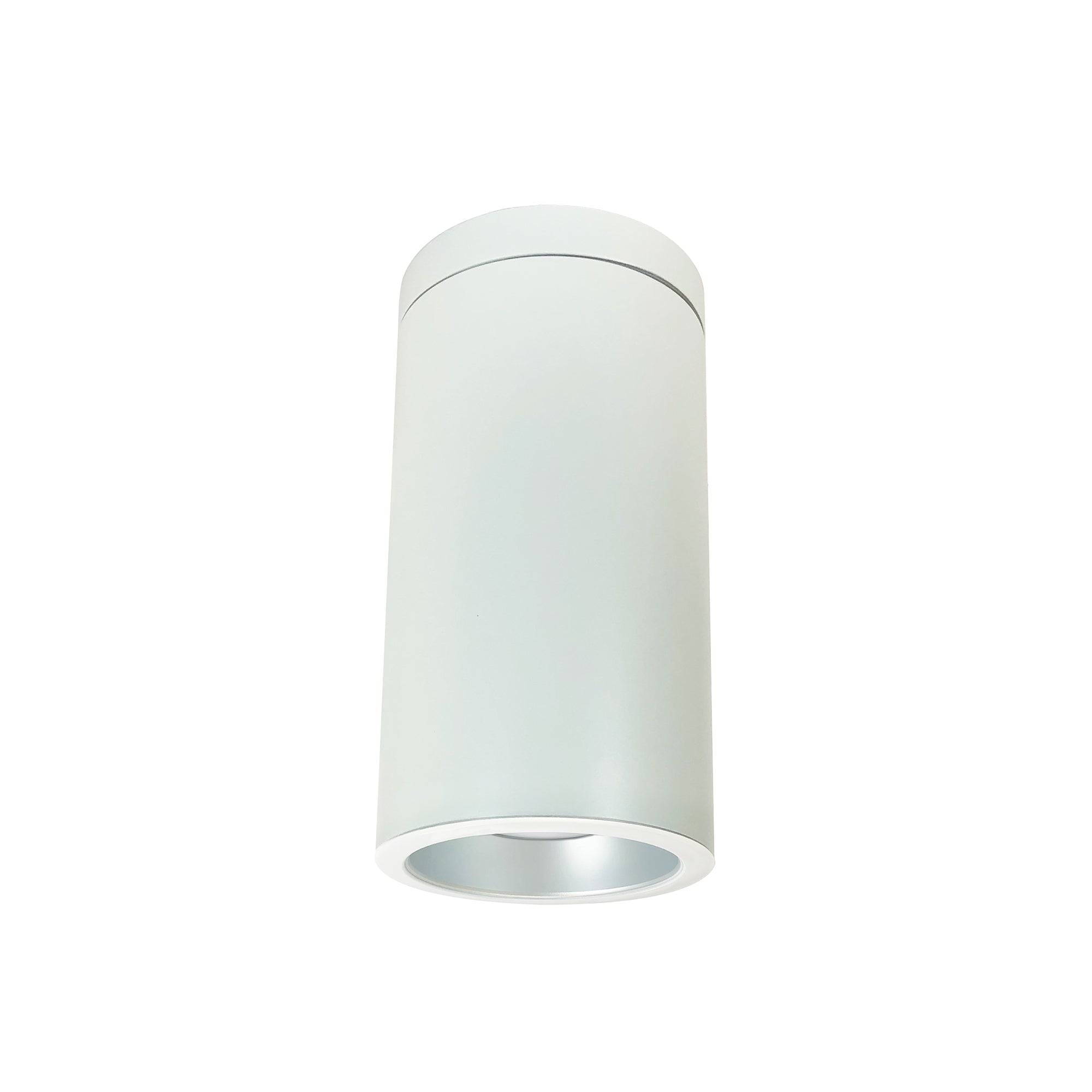 Nora Lighting NYLD2-6S10130HZWW - Cylinder - 6 Inch Cobalt Surface Mount Cylinder, White, 1000L, 3000K, Haze/White Reflector, 120V Triac/ELV Dimming