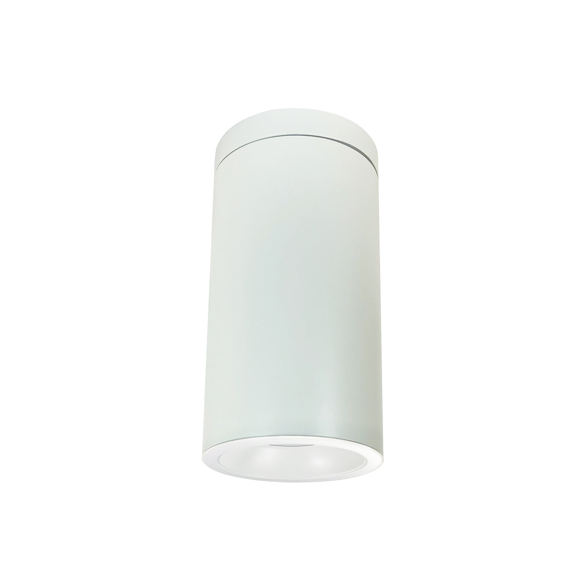 Nora Lighting NYLD2-6S10127MPWW - Cylinder - 6 Inch Cobalt Surface Mount Cylinder, White, 1000L, 2700K, Matte Powder White Reflector, 120V Triac/ELV Dimming