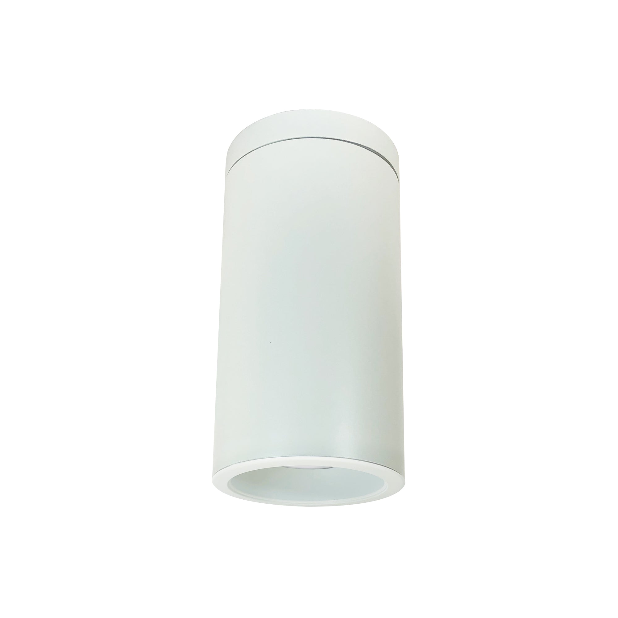 Nora Lighting NYLD2-6S075140WWW - Cylinder - 6 Inch Cobalt Surface Mount Cylinder, White, 750L, 4000K, White/White Reflector, 120V Triac/ELV Dimming