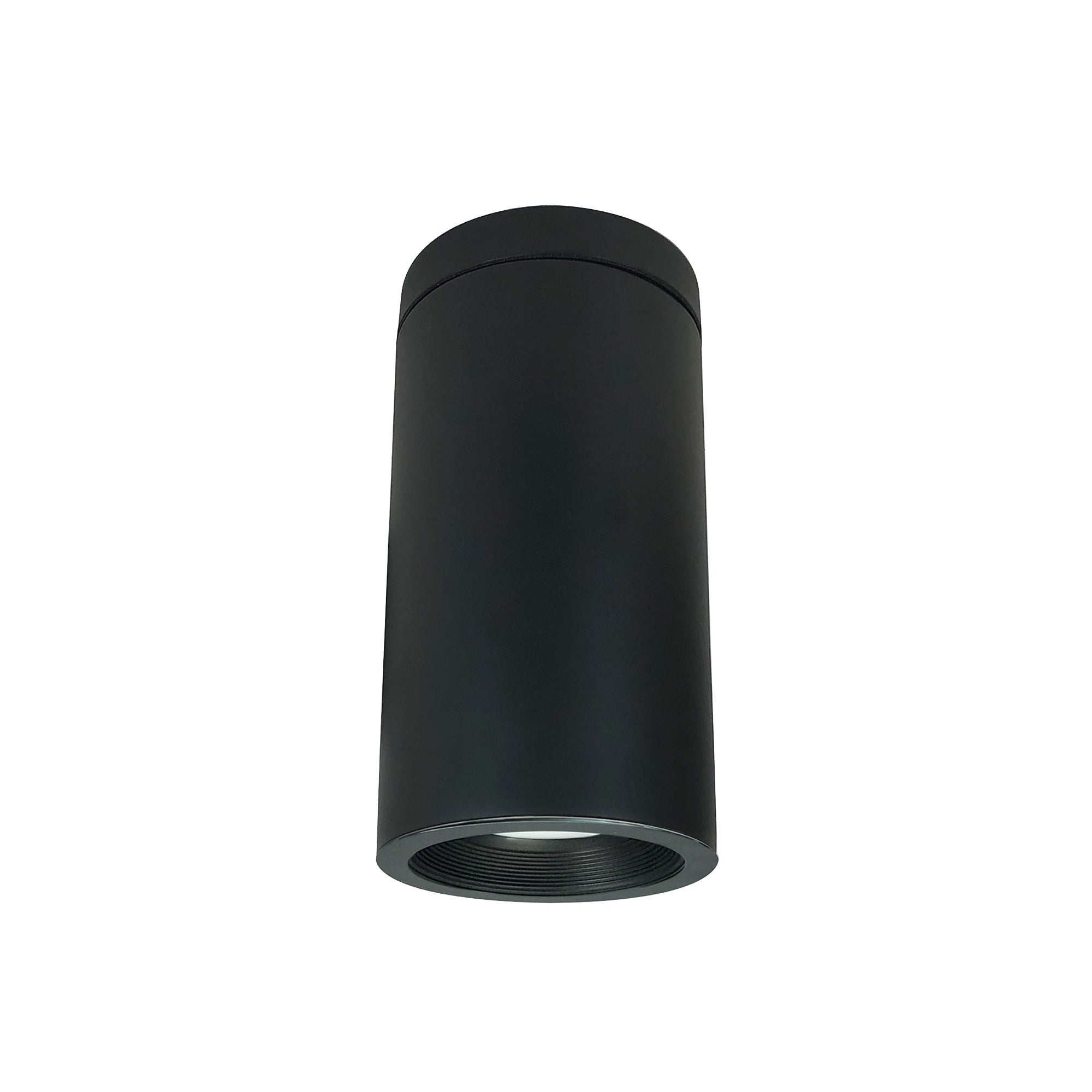 Nora Lighting NYLD2-6S10227BBB4 - Cylinder - 6 Inch Cobalt Surface Mount Cylinder, Black, 1000L, 2700K, Black/Black Baffle, 120V Triac/ELV/0-10V & 277V 0-10V Dimming