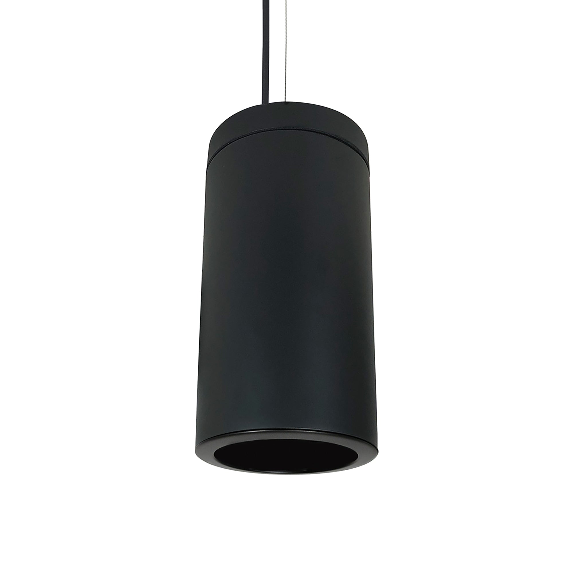 Nora Lighting NYLI-6CL351BBBAC - Cylinder - 6 Inch Cylinder, Black, Cable Mount, 35W Med. Base, Refl, Black