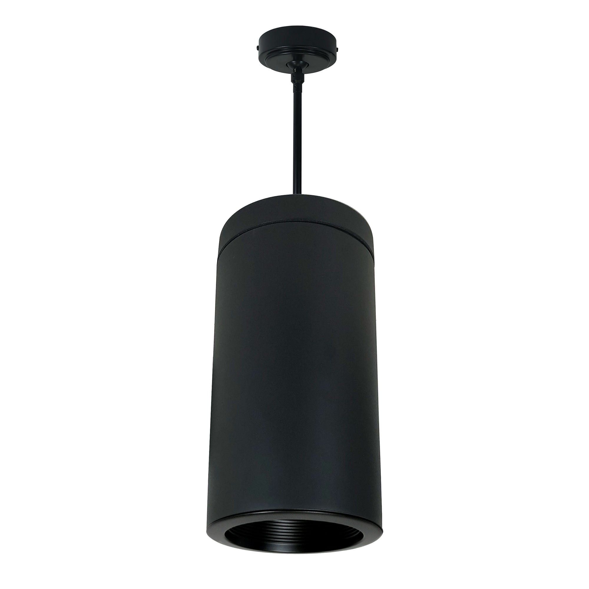 Nora Lighting NYLI-6PL322BBB - Cylinder - 6 Inch Cylinder, Black, Pendant Mount, 32W Med. Base, Baffle, Black