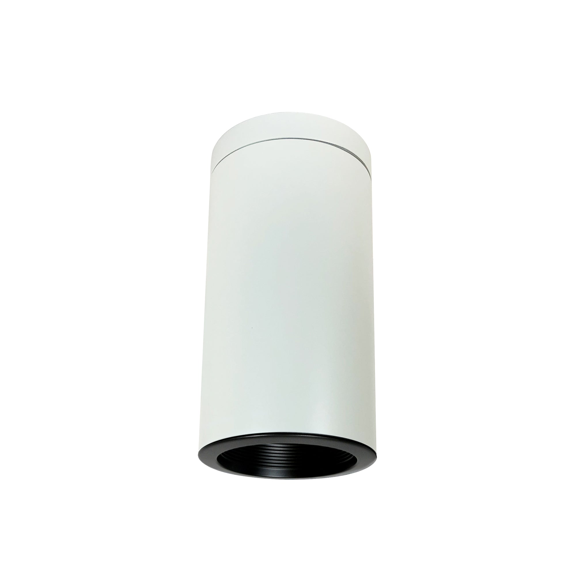 Nora Lighting NYLI-6SI2BBW - Cylinder - 6 Inch Cylinder, White, Surface Mount, Incandescent, Baf., Black