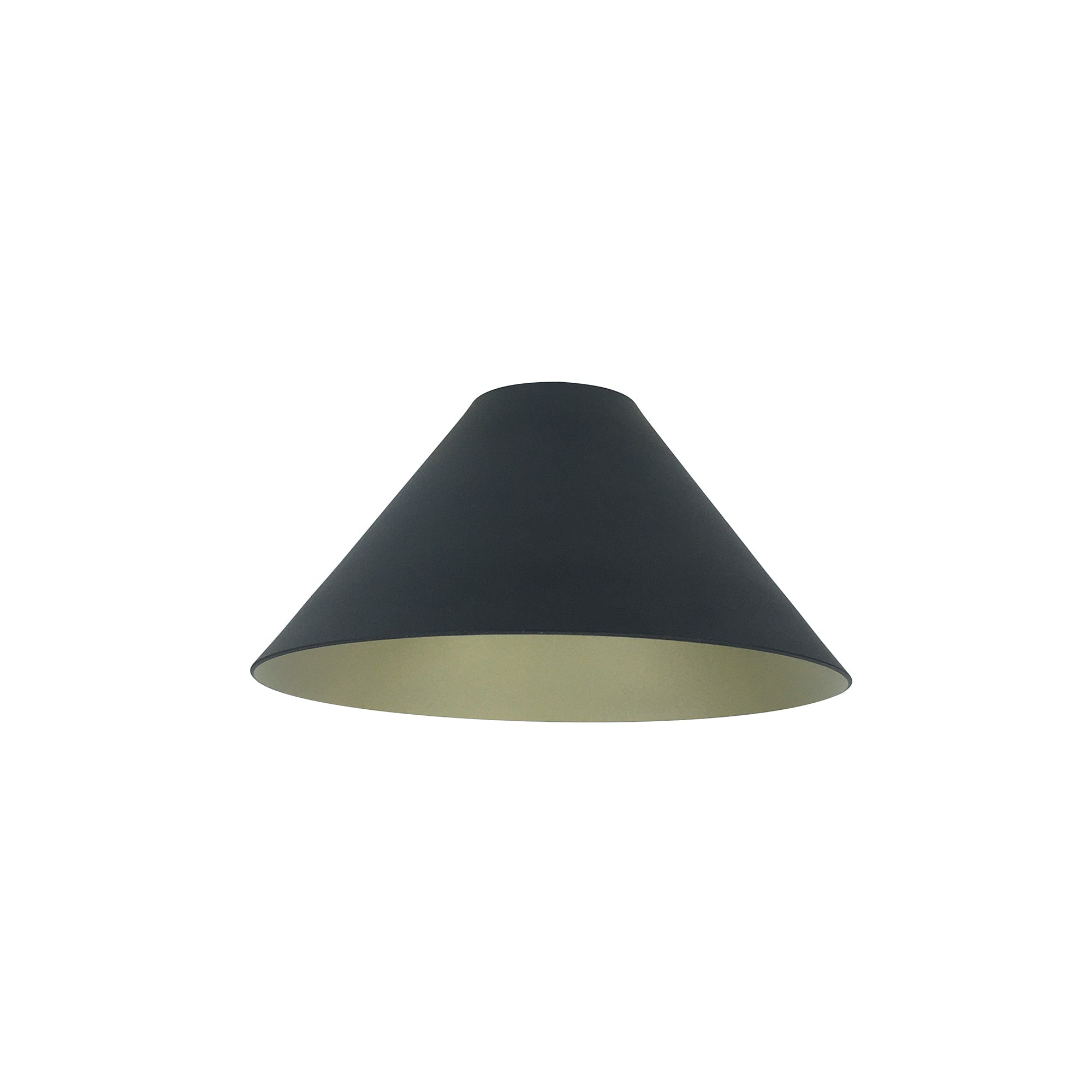 Nora Lighting NYLM-2CONECHB - Cylinder - 2 Inch iLENE Fixture Shade, Champagne Haze/Black