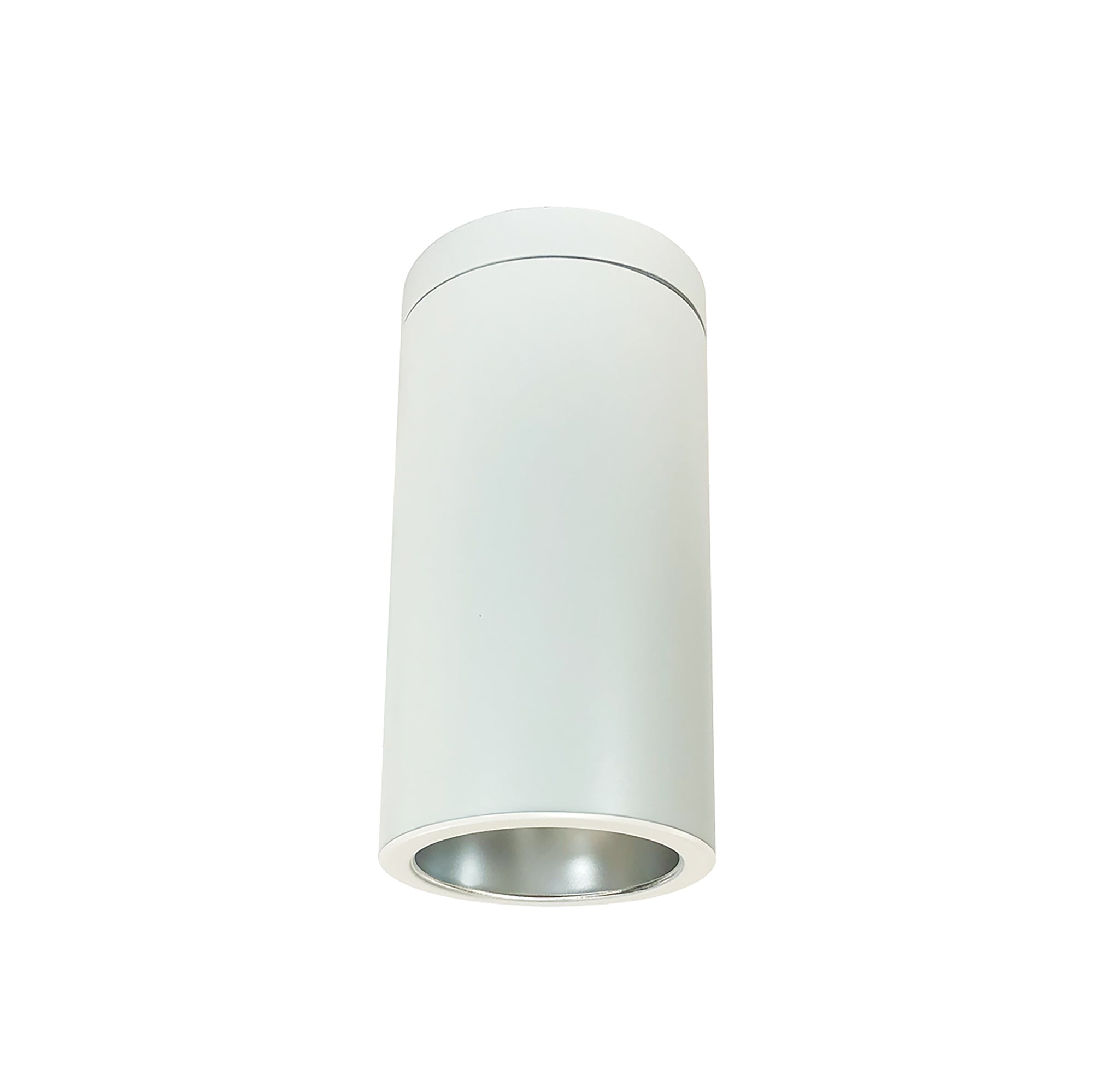 Nora Lighting NYLS2-6S35140FDWW3 - Cylinder - 6 Inch CYL SURFACE 3500L 40K REF. FLOOD. DIFF/WHT FLANGE 120V Triac/ELV WH CYL