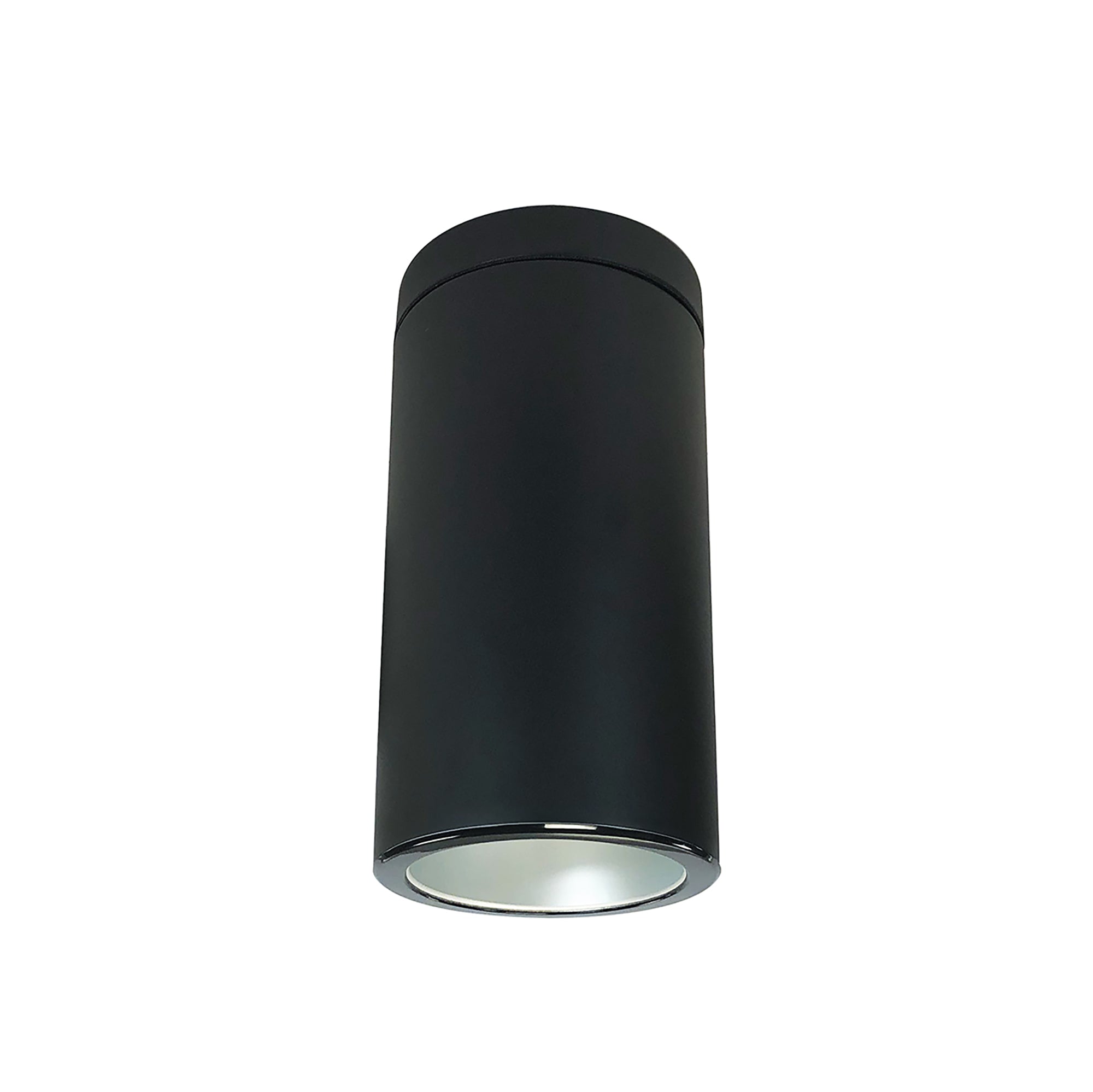 Nora Lighting NYLS2-6S35130SHBB3 - Cylinder - 6 Inch CYL SURFACE 3500L 35K REF. SPOT. HAZE/BLK FLANGE 120V Triac/ELV BLK CYL