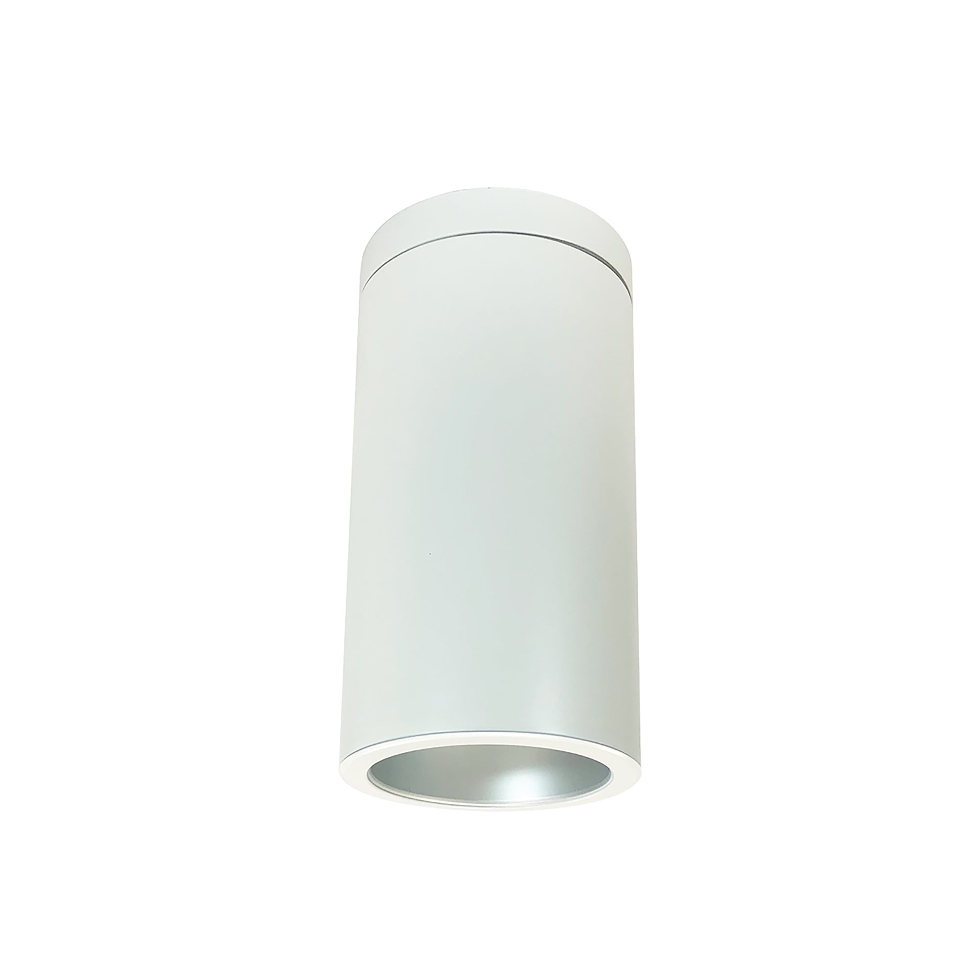 Nora Lighting NYLS2-6S15130MHWW3 - Cylinder - 6 Inch CYL SURFACE 1500L 30K REF. MEDIUM. HZ/WH FLANGE 120V Triac/ELV WH CYL