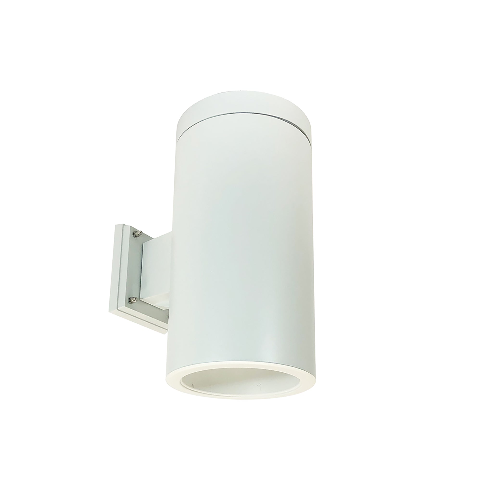 Nora Lighting NYLS2-6W35135FHWW6 - Cylinder - 6 Inch CYL WALL MNT 3500L 35K REF. FLD. HAZE/WH FLANGE 120-277V 0-10V WH CYL