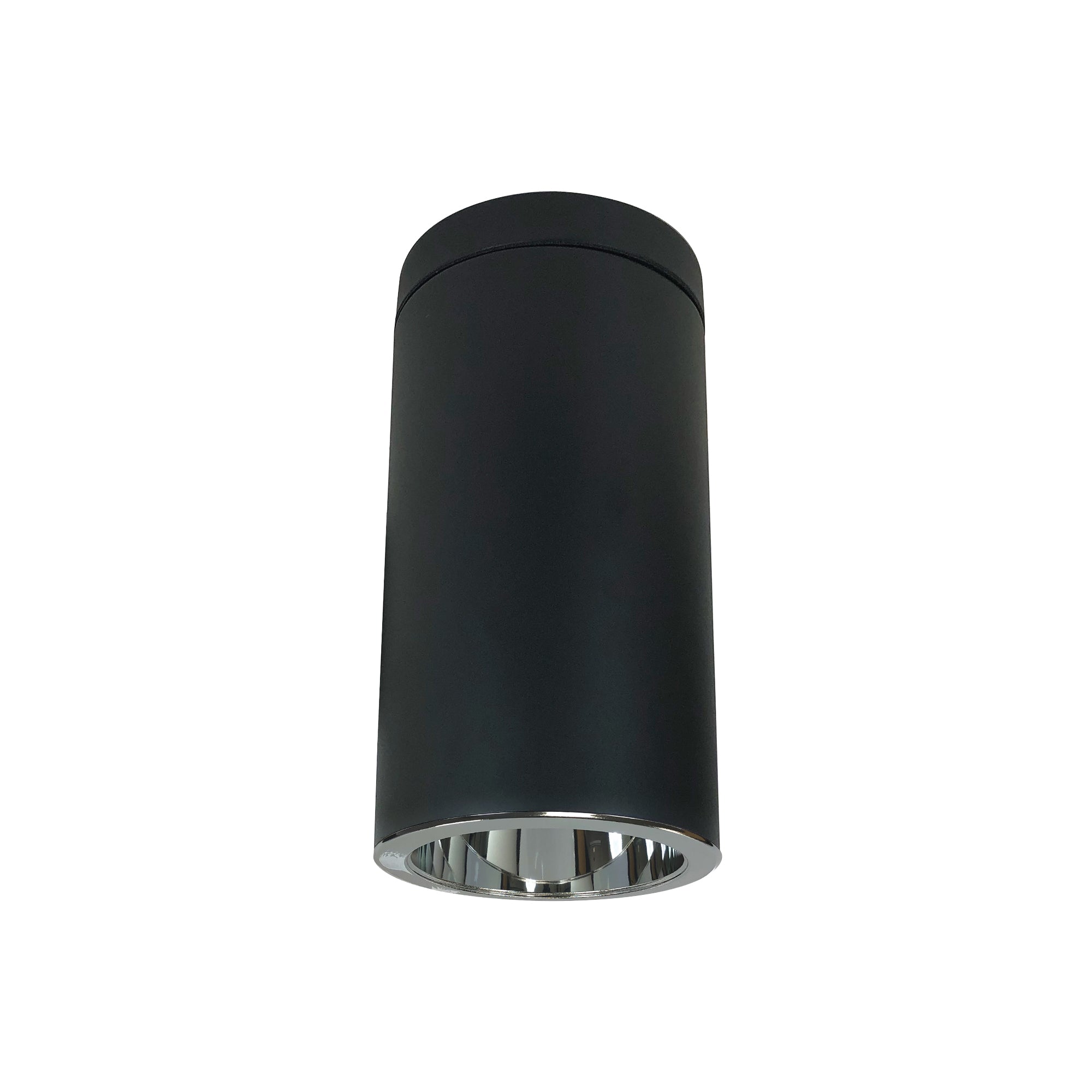 Nora Lighting NYLS2-6S35135SCCB6 - Cylinder - 6 Inch CYL SURFACE 3500L 35K REF. SPOT CLEAR/CLEAR FLANGE 120-277V 0-10V BLK CYL